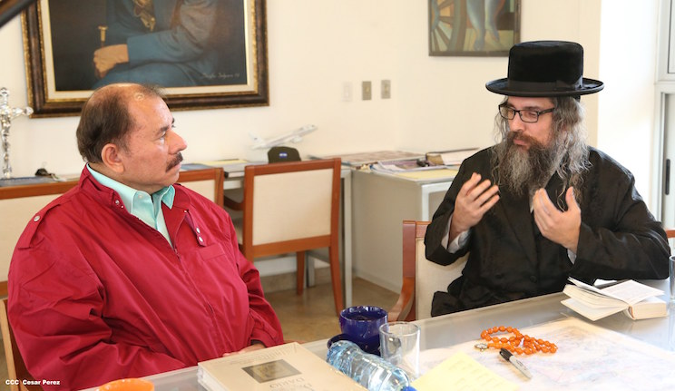 Presidente Daniel se reúne con rabino Yechiel Zayde